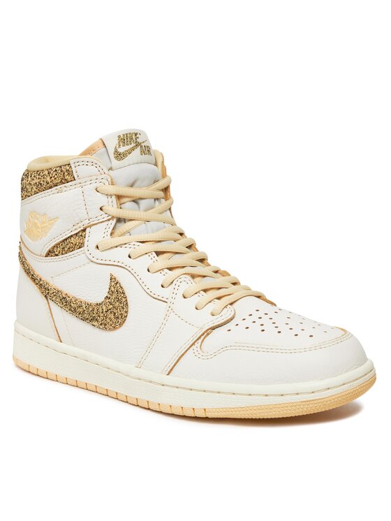 Кроссовки Air Jordan 1 Retro Hi FD8631 100 Nike, белый — фото 2
