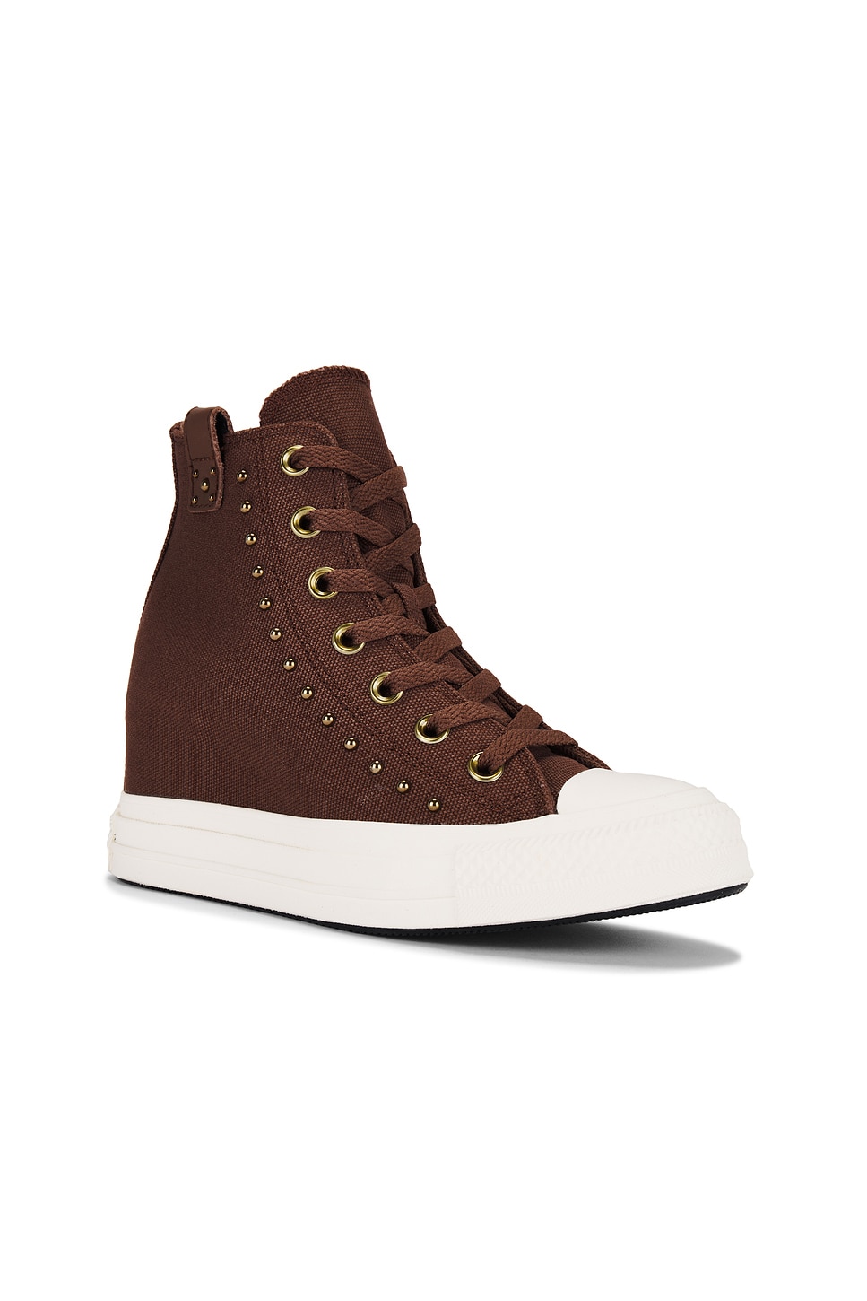 Кроссовки на танкетке Chuck Taylor All Star от Converse, red terracotta, egret & black — фото 2