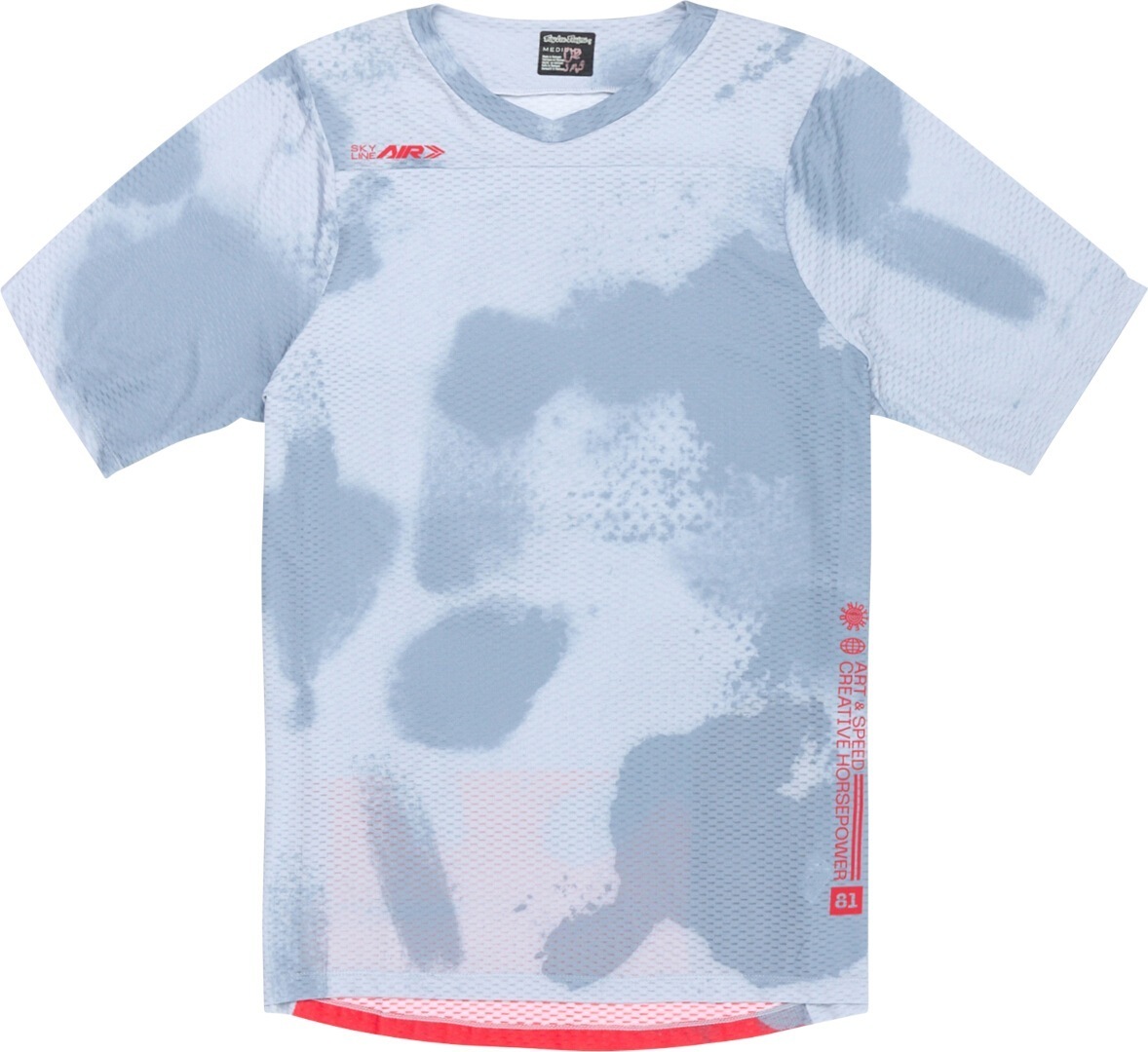 

Велосипедная майка Troy Lee Designs skyline air flared ss, Light Grey/Dark Grey