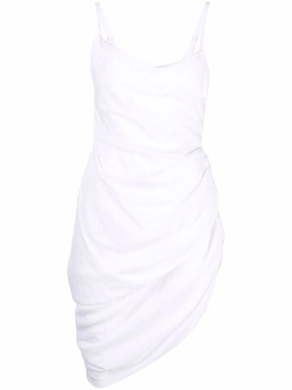 

Платье мини La Robe Saudade с драпировкой JACQUEMUS, белый