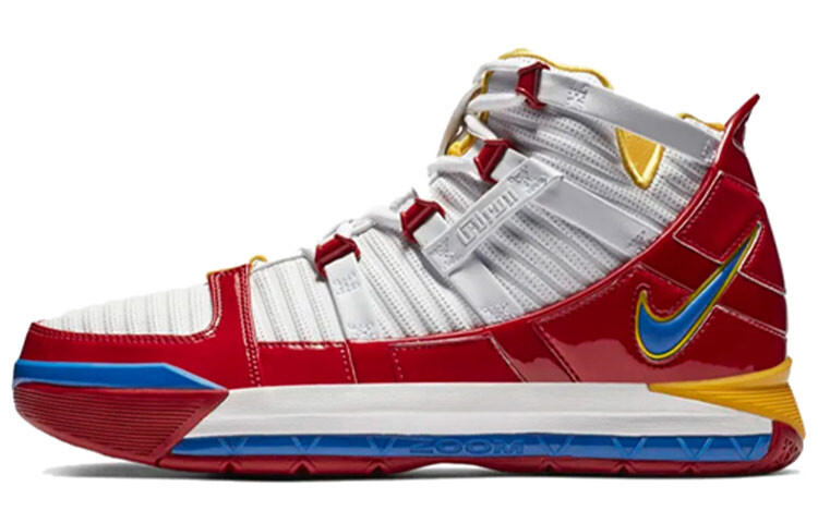 

Кроссовки Nike Lebron 3 Vintage Unisex, белый/красный