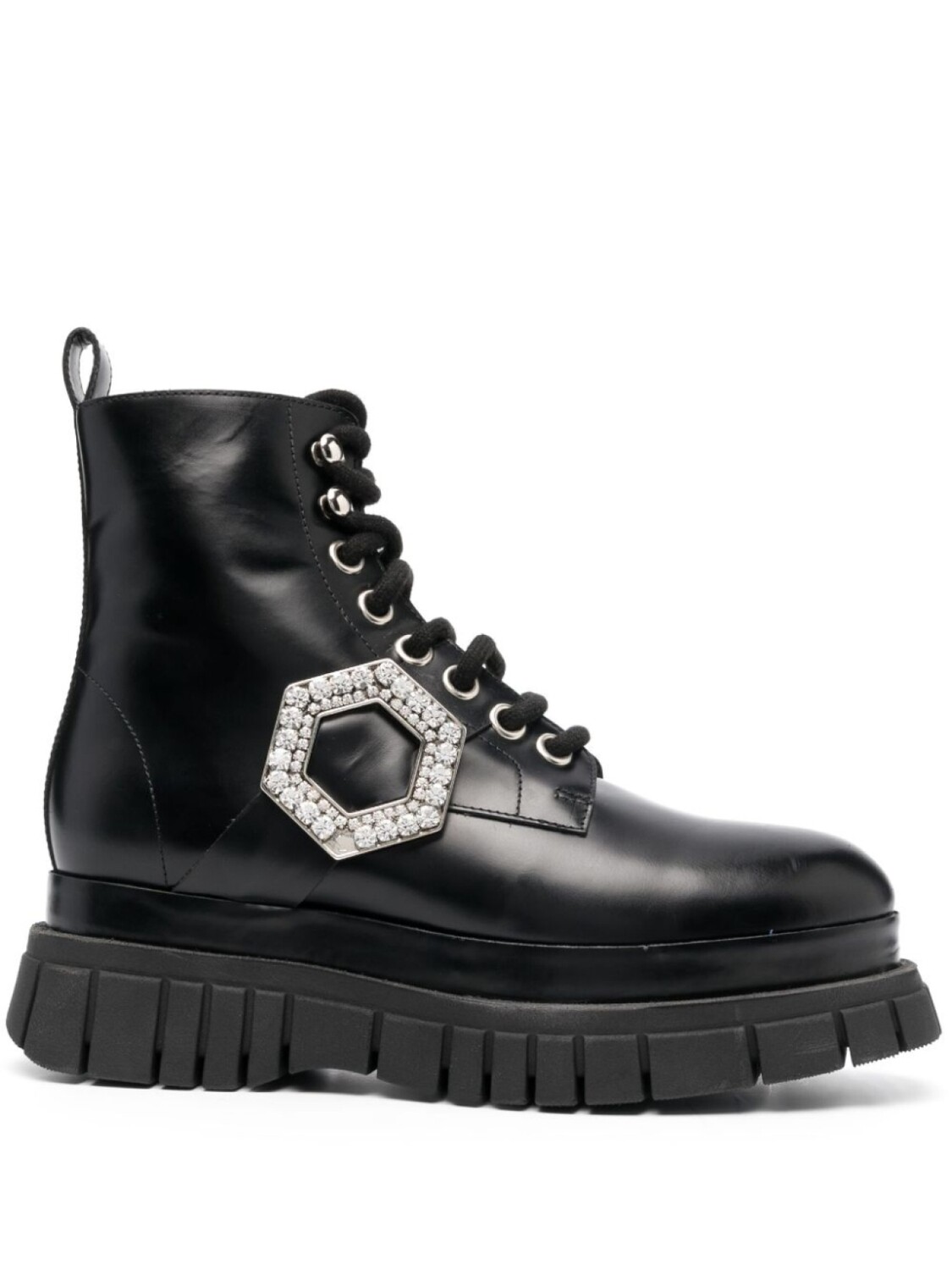 

Philipp Plein ботильоны с кристаллами, черный