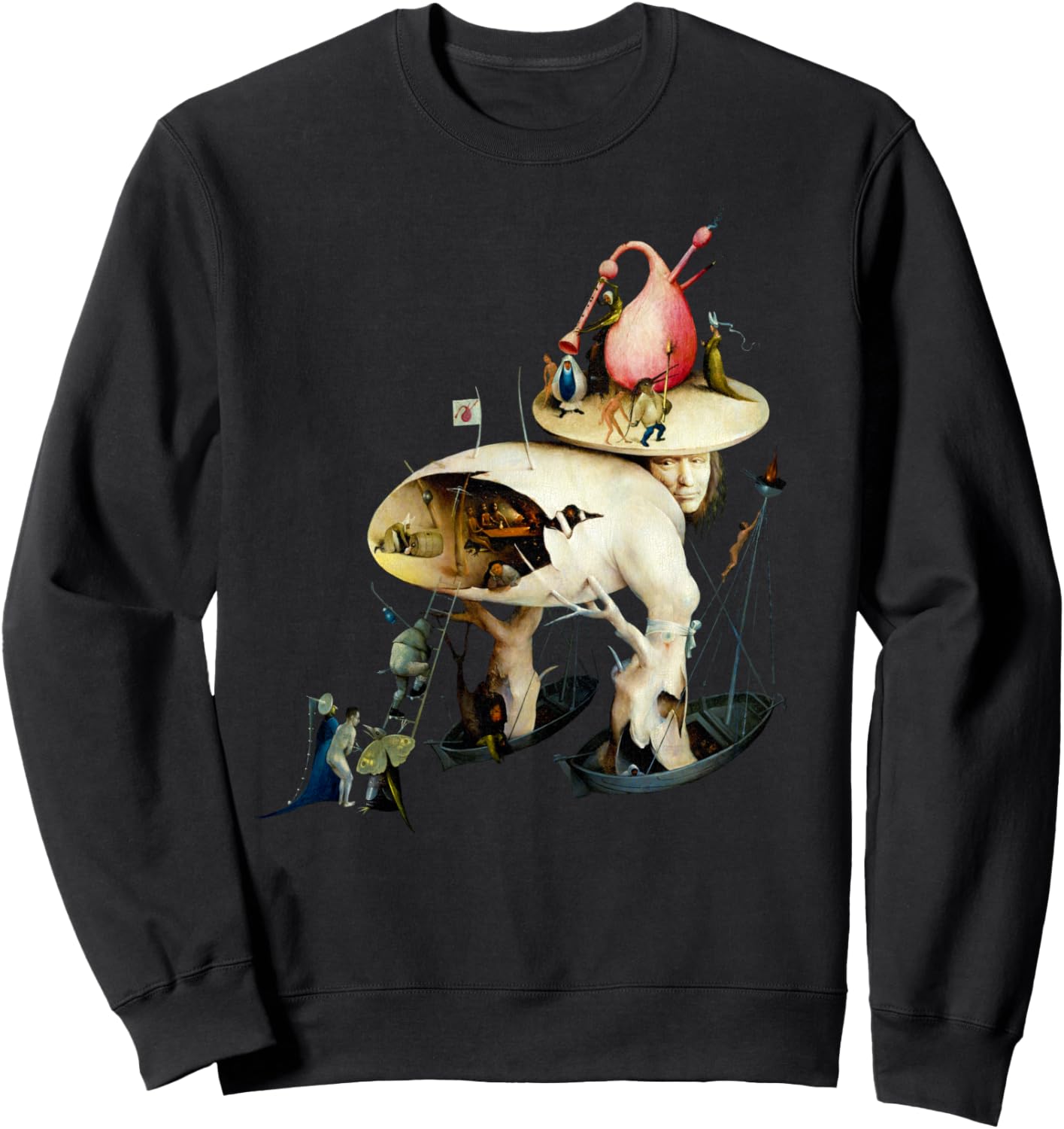 

Толстовка Hieronymus Boss Detailed Garden Of Soil Delight Vintage Art Designs, черный