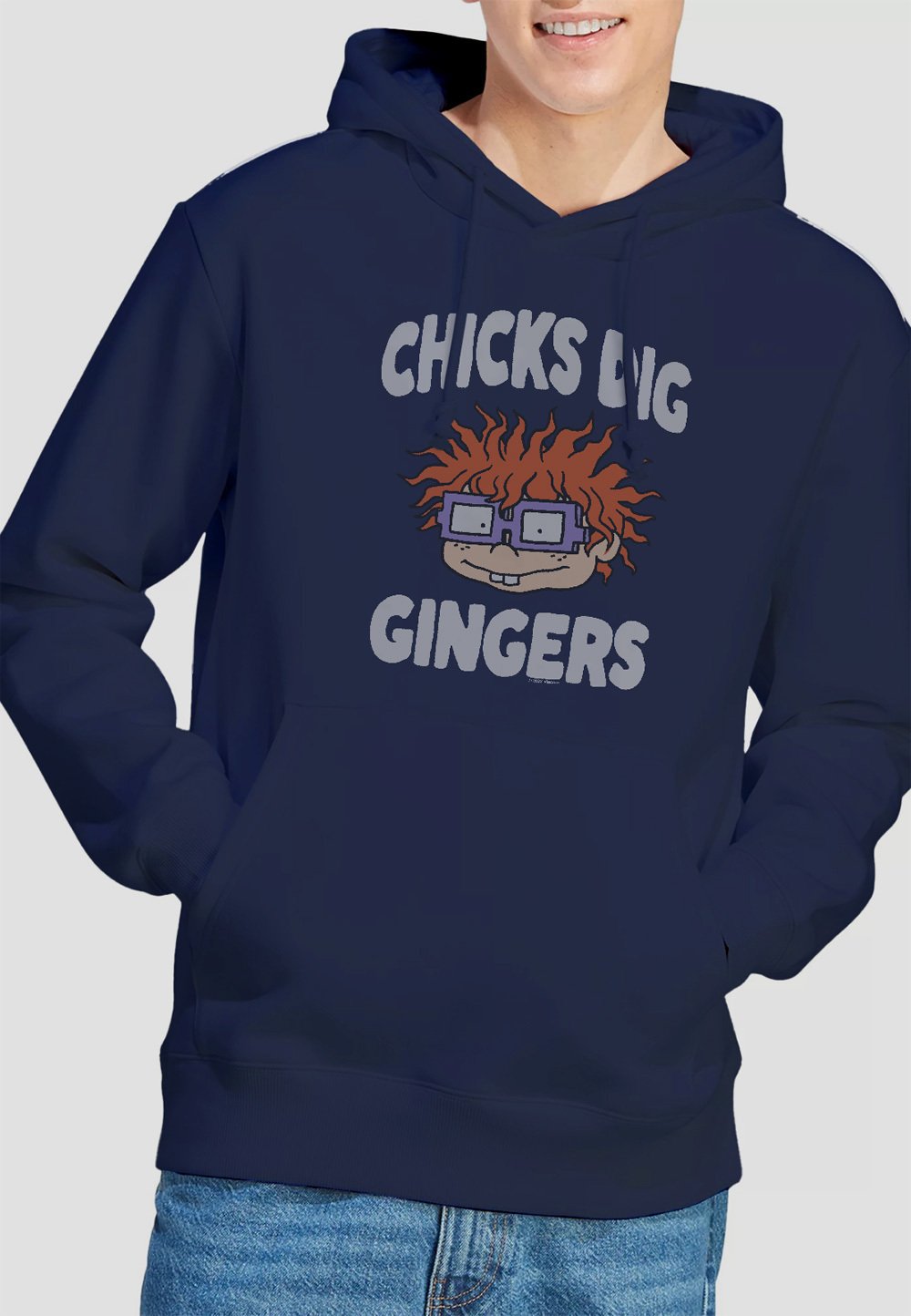 

Толстовка RUGRATS CHICKS DIG GINGERS Cotton Soul, темно-синий