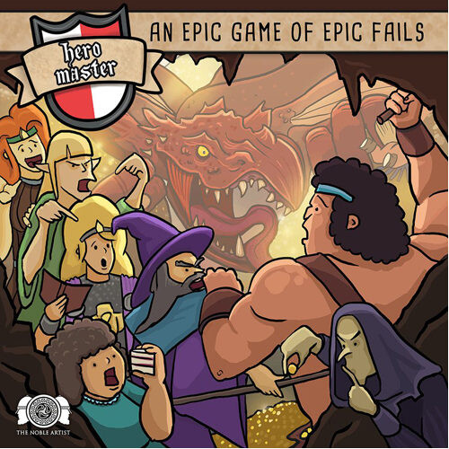 

Настольная игра Hero Master: An Epic Game Of Epic Fails The Noble Artist