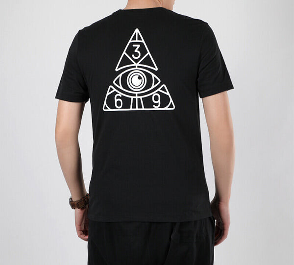 Футболка dri-fit kyrie logo printed tee 'black' Nike, черный — фото 4