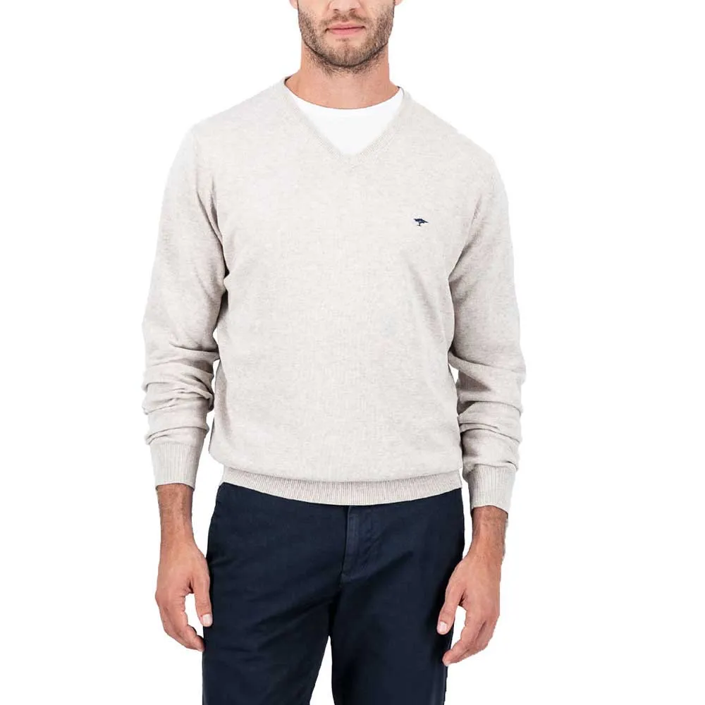

Свитер Fynch Hatton 1414211 v neck, серый