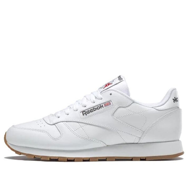 

Кроссовки classic leather 'intense white gum' Reebok, белый