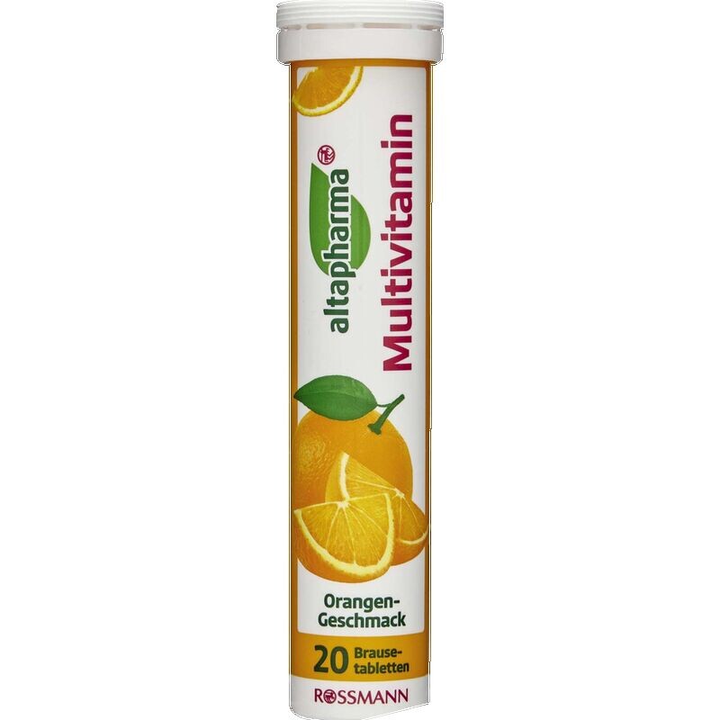 

Шипучие поливитаминные таблетки altapharma, 90 g