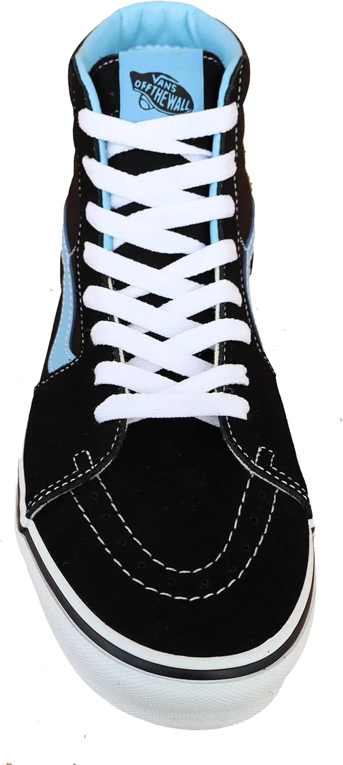 Мужские кроссовки Vans Sk8-Hi из черной кожи и текстиля — фото 4