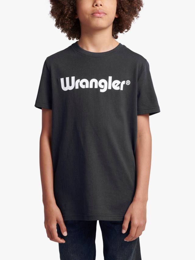 

Детская футболка Tubular Cotton с логотипом Wrangler, Black