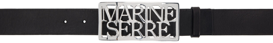 

Ремень с логотипом Marine Serre, черный