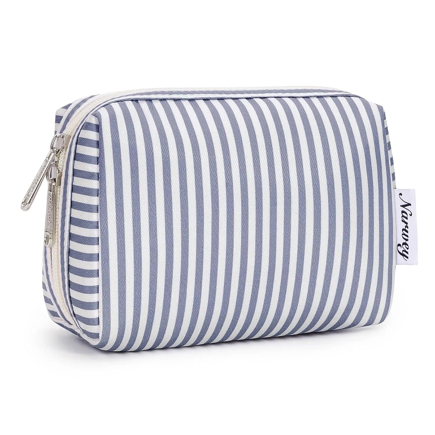 Женская косметичка Narwey, серо-голубые полосы Narwey, Grey Blue Stripes