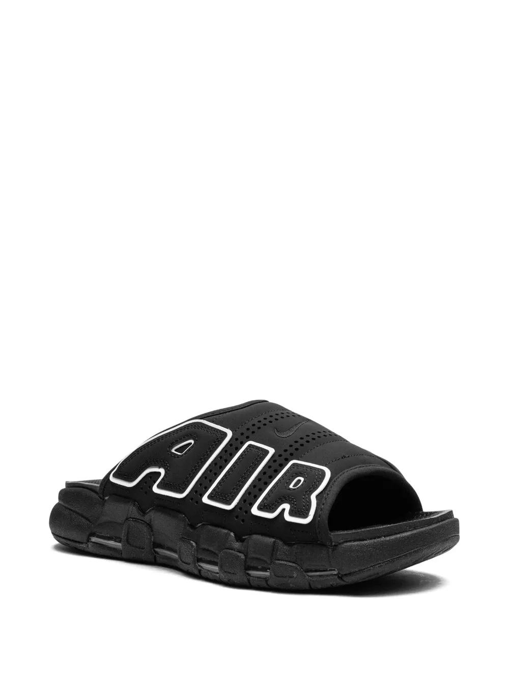 Шлепанцы Air More Uptempo OG Black/White Nike, черный — фото 2