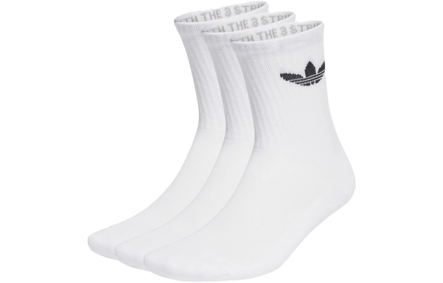 Adidas Originals Носки унисекс, 3 пары, белые