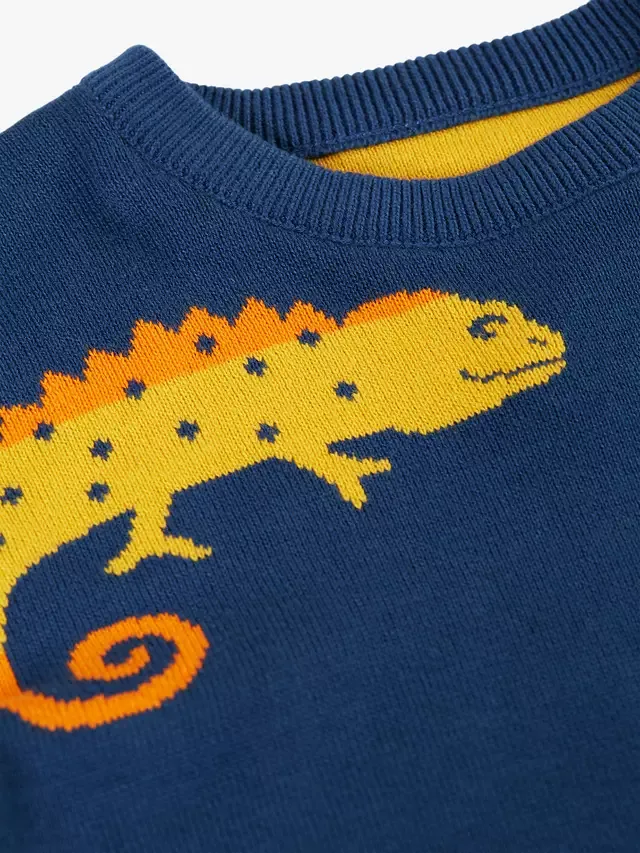 Детский двусторонний комбинезон Luca, темно-синий/разноцветный Frugi — фото 4