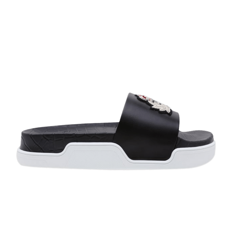 

Шлепанцы Christian Louboutin Pool Fun Slide 'Black Silver', черный