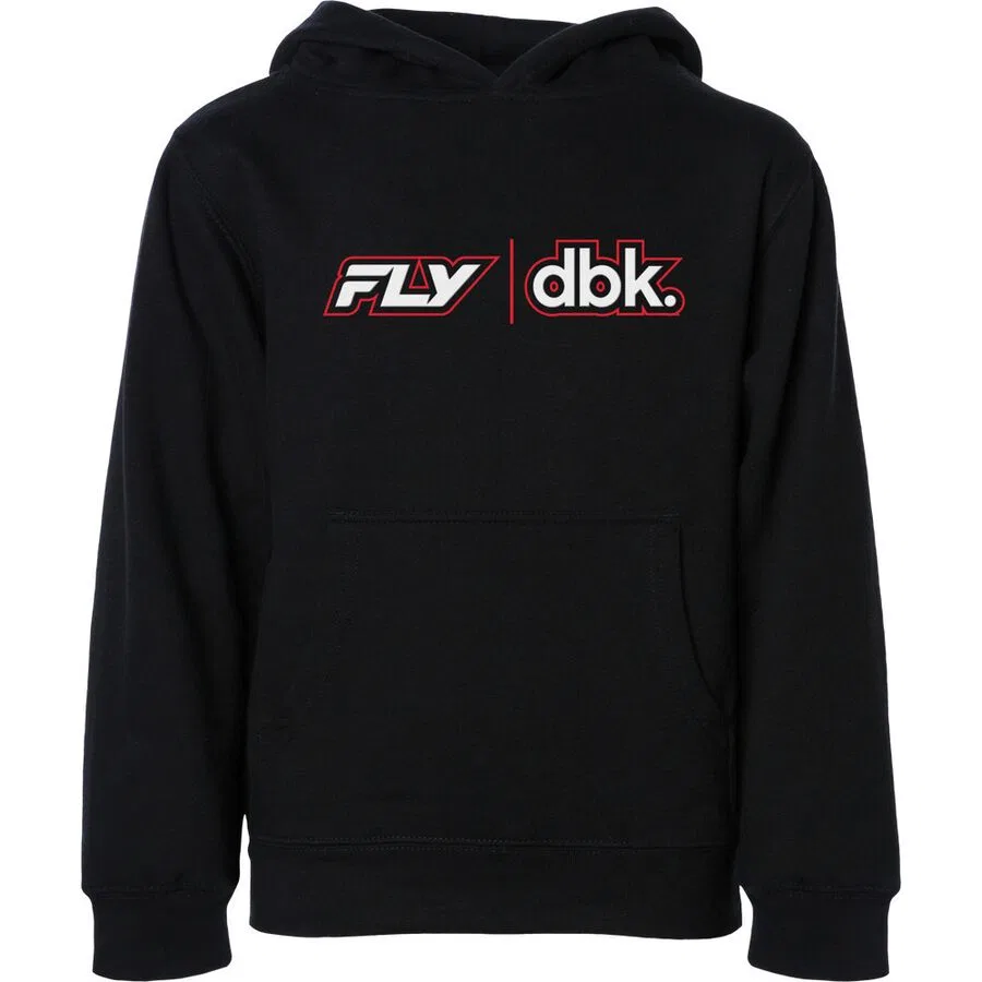 Детская толстовка dbk wheelie Fly Racing, Black — фото 3