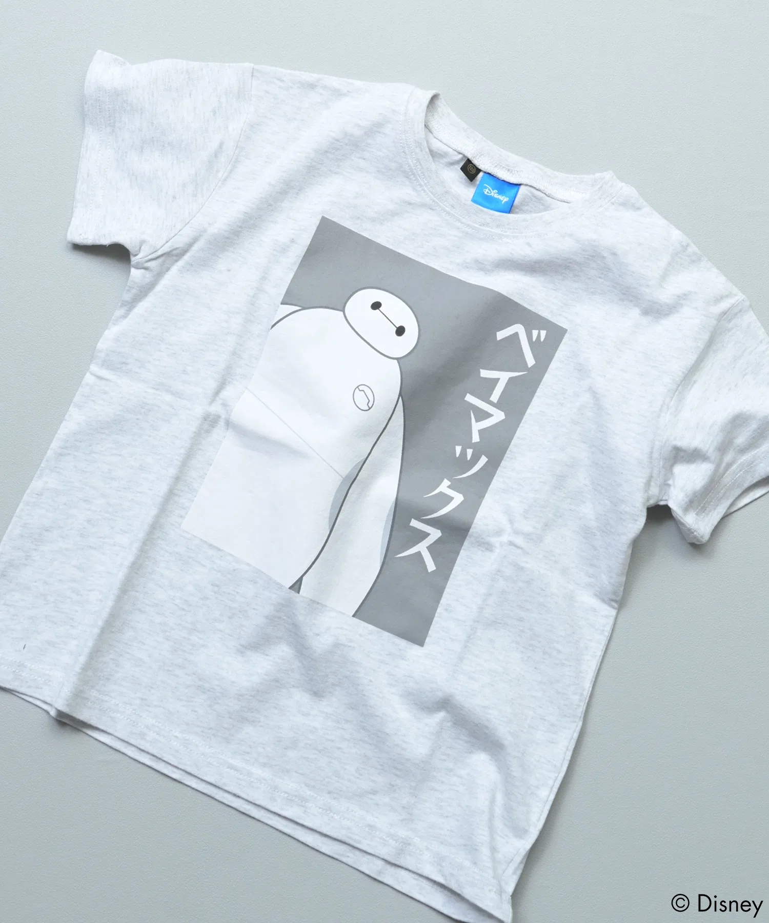 Детская футболка с принтом Baymax Disney белая