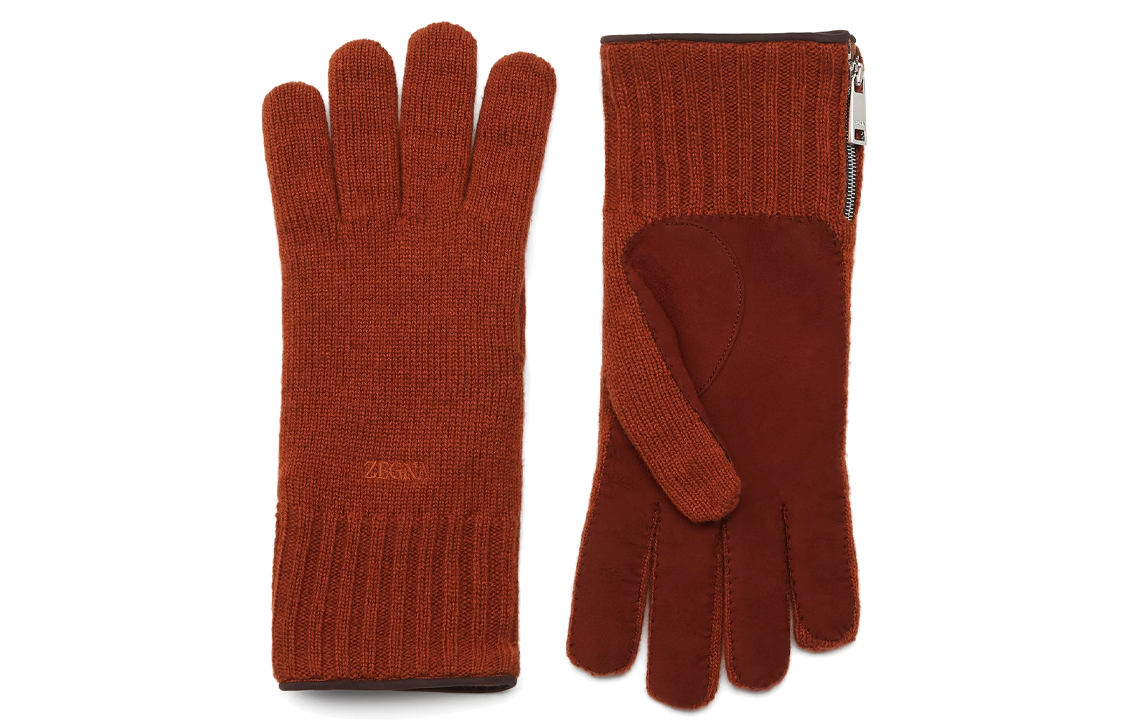 

Перчатки Oasi Cashmere с вышитым логотипом Ermenegildo Zegna