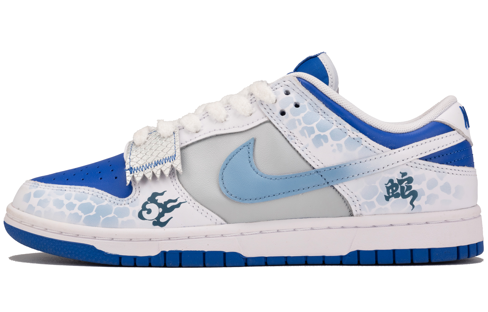 

Nike Кроссовки для скейтбординга Dunk, износостойкие, низкие, мужские, сине-белые