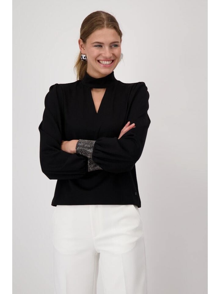 

Лонгслив monari Langarmshirt, черный