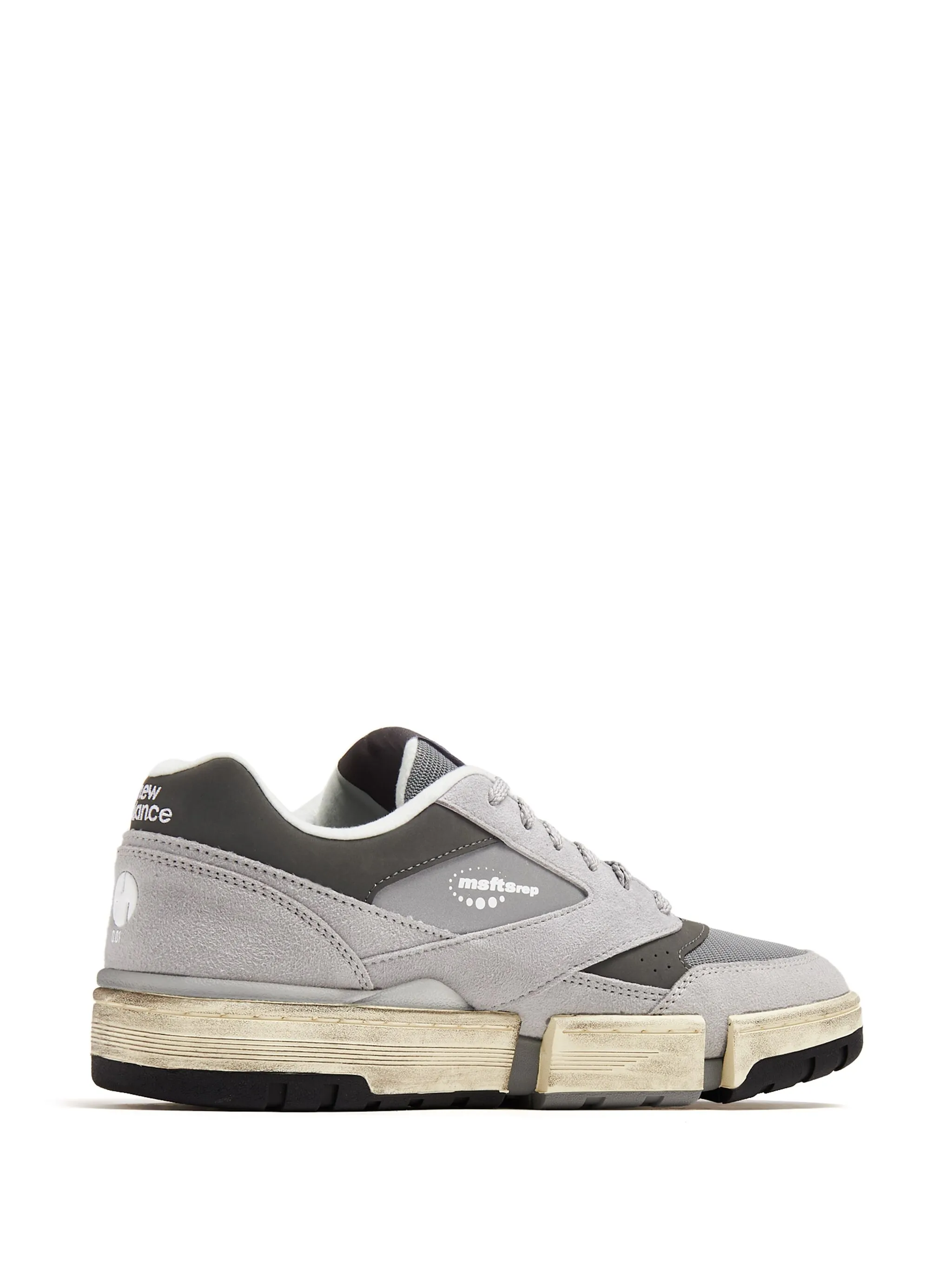 Кроссовки 0.01 из коллаборации с MSFTSrep New Balance, серый — фото 3
