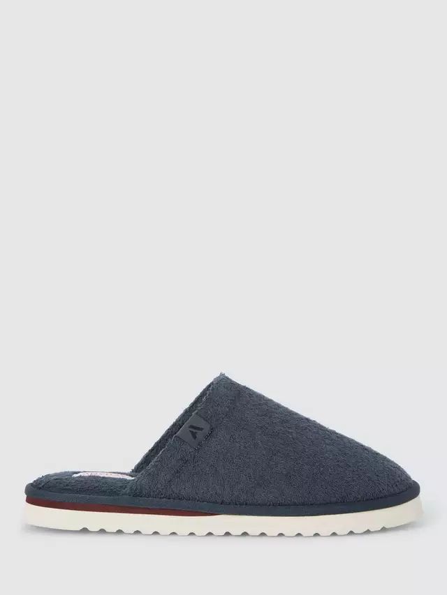 

Сандалии John Lewis ANYDAY Men's Towelling Mule, цвет blue/navy