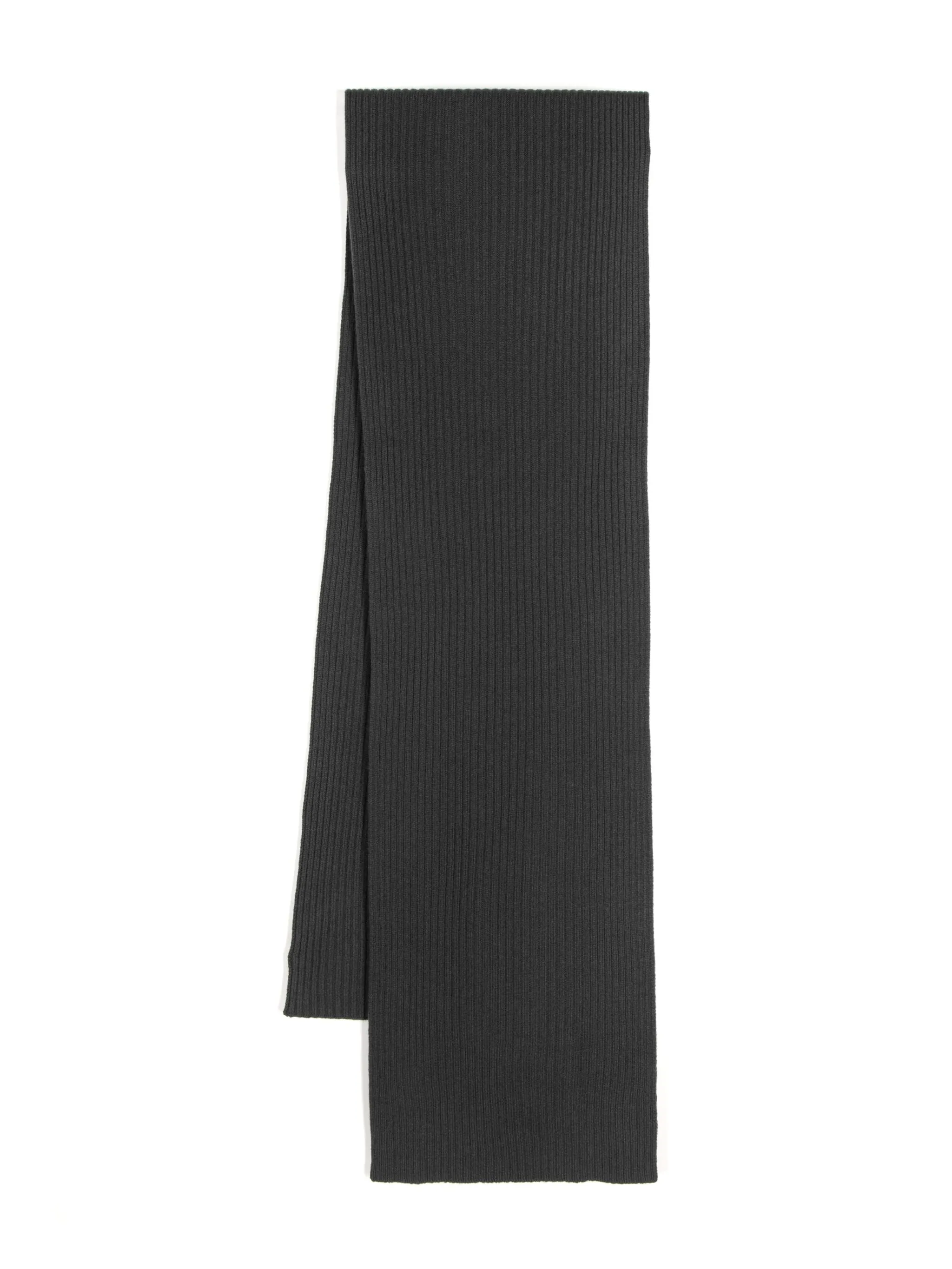 

Шарф в рубчик N.Peal, серый