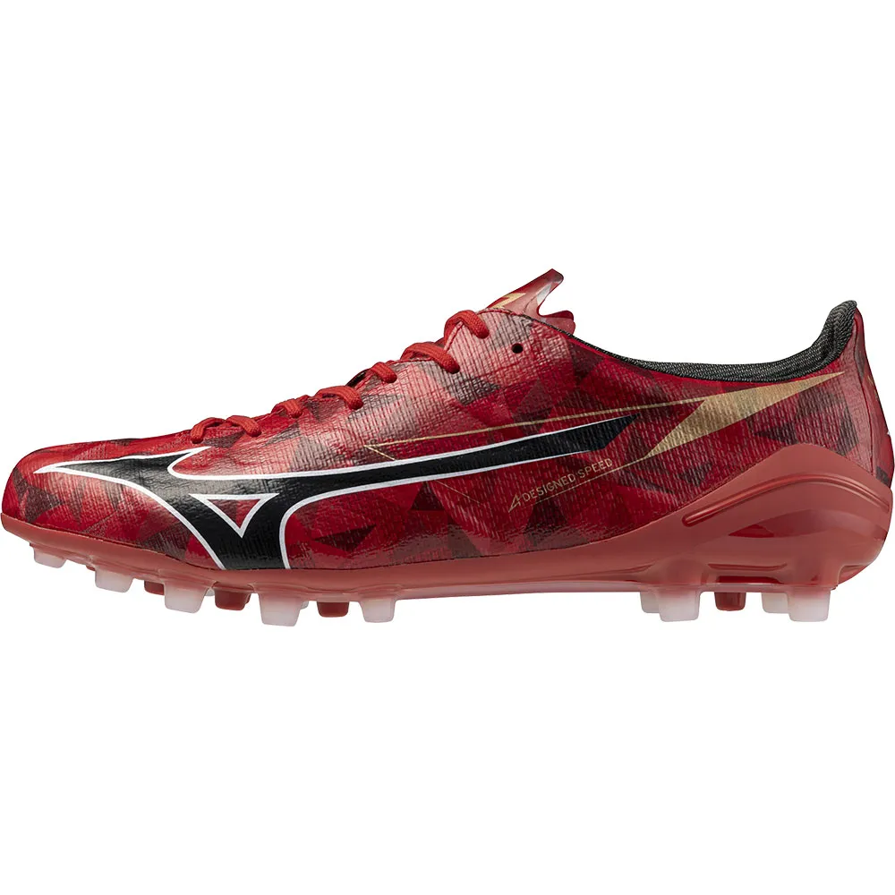 Футбольные бутсы Mizuno Alpha II Japan AG, красный — фото 3