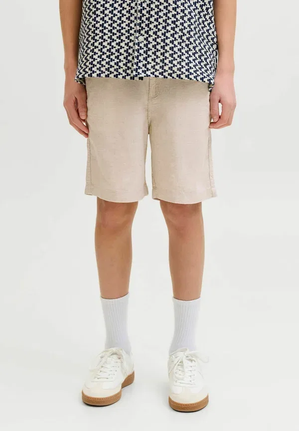 Шорты детские свободного кроя Jack & Jones Junior, лунный свет — фото 2