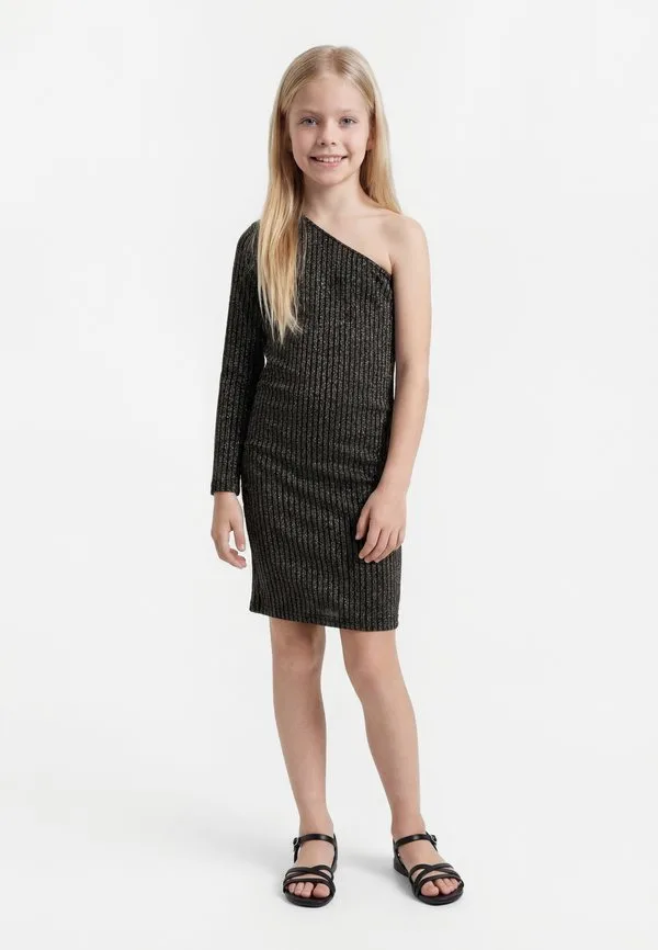 Платье kogqueen, коктейльное платье / вечернее платье Only Girls, Black/Light Gold Coloured/Silver Coloured