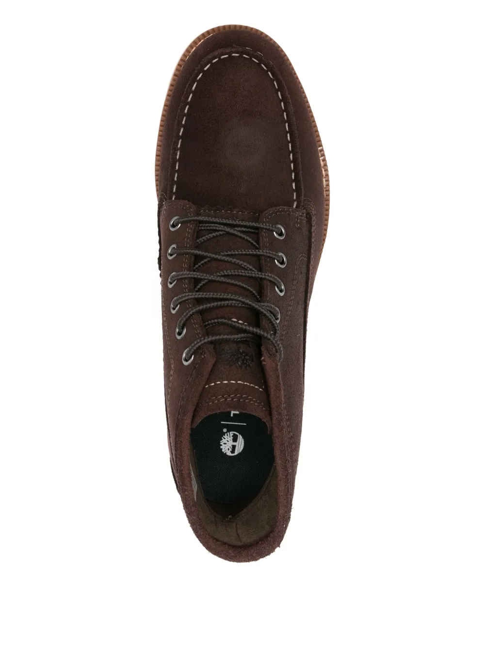 Мужские ботинки Timberland Chukka замшевые на шнуровке, коричневый — фото 4