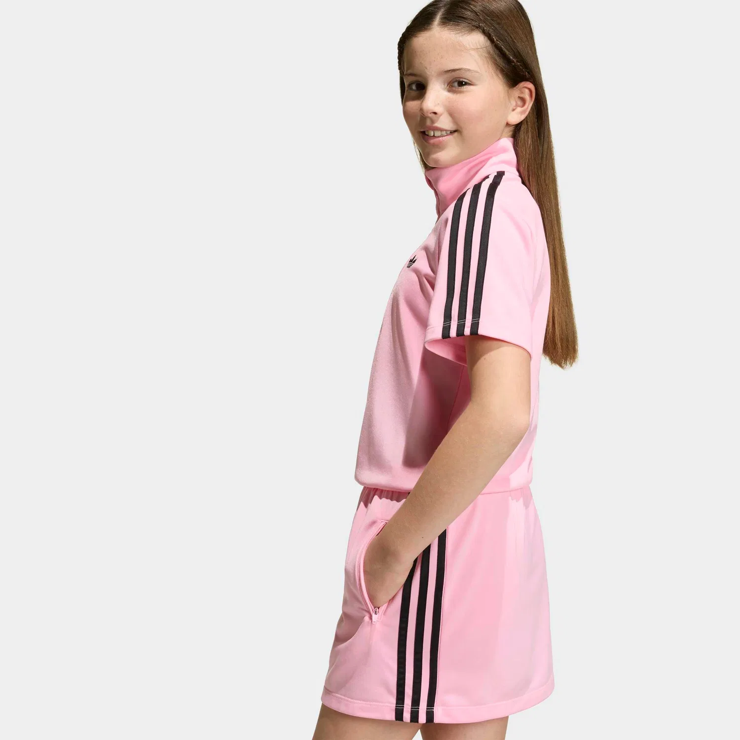 Платье Adidas Originals Жар-птица светло-розового цвета — фото 4