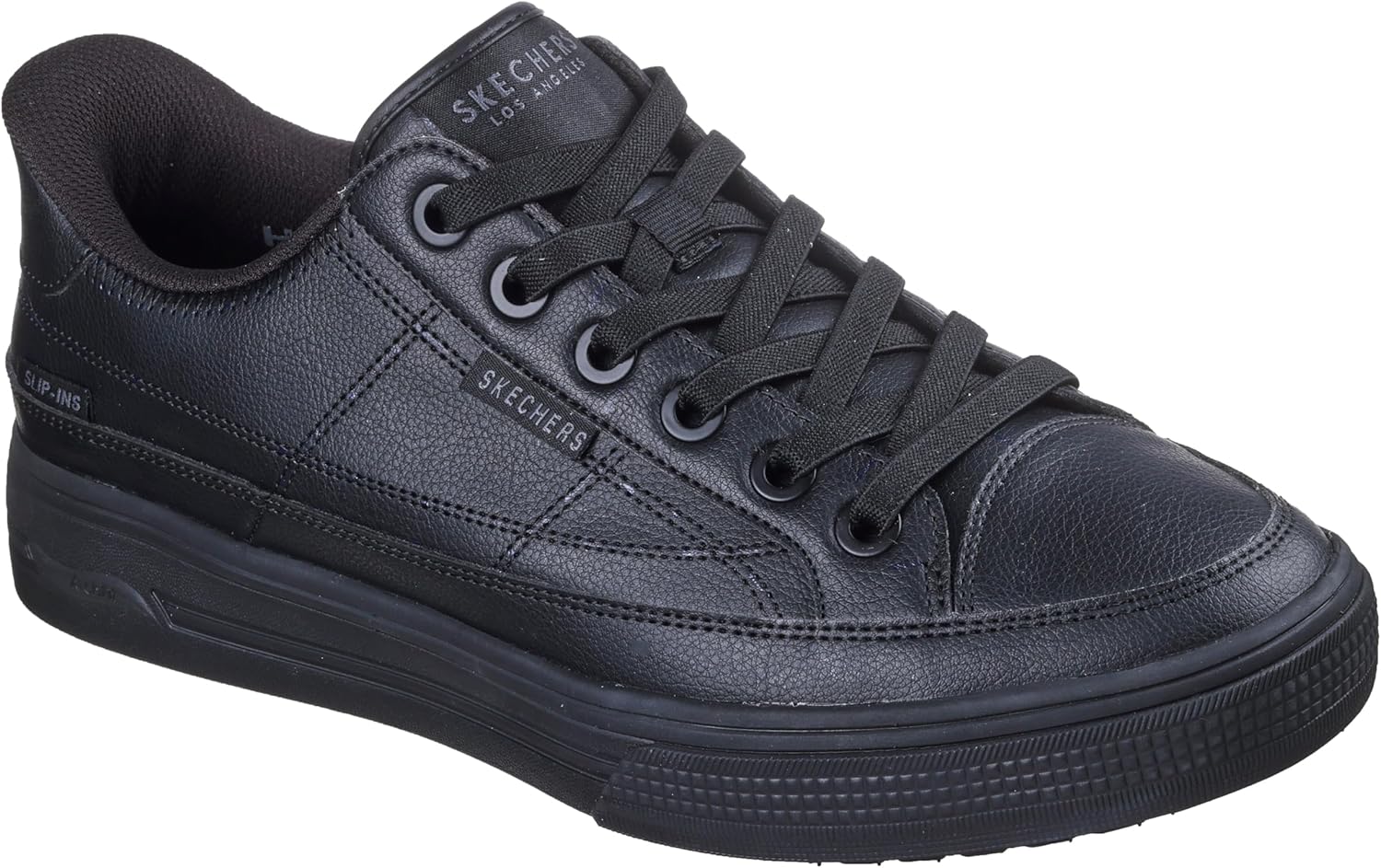 

Мужские кроссовки Skechers Arch Fit Arcade - удобные слипоны без застежек, черный