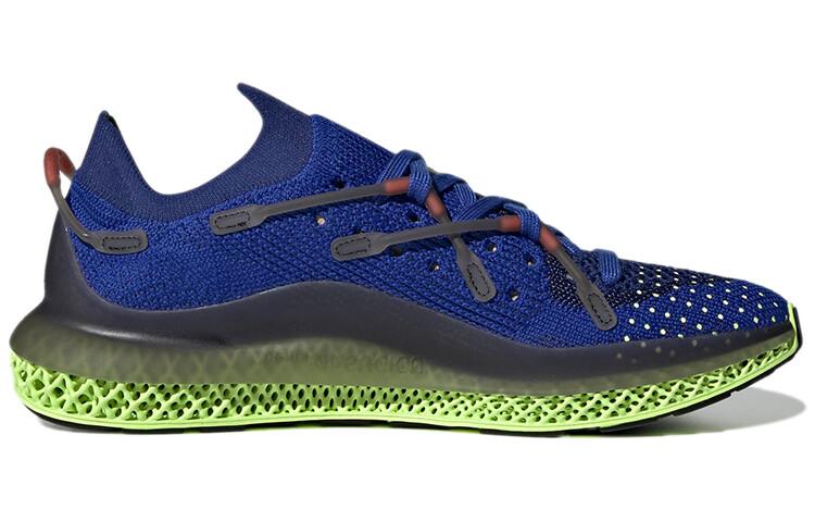 Кроссовки Adidas Originals 4D Fusio Bold Blue Light Flash Yellow — фото 2