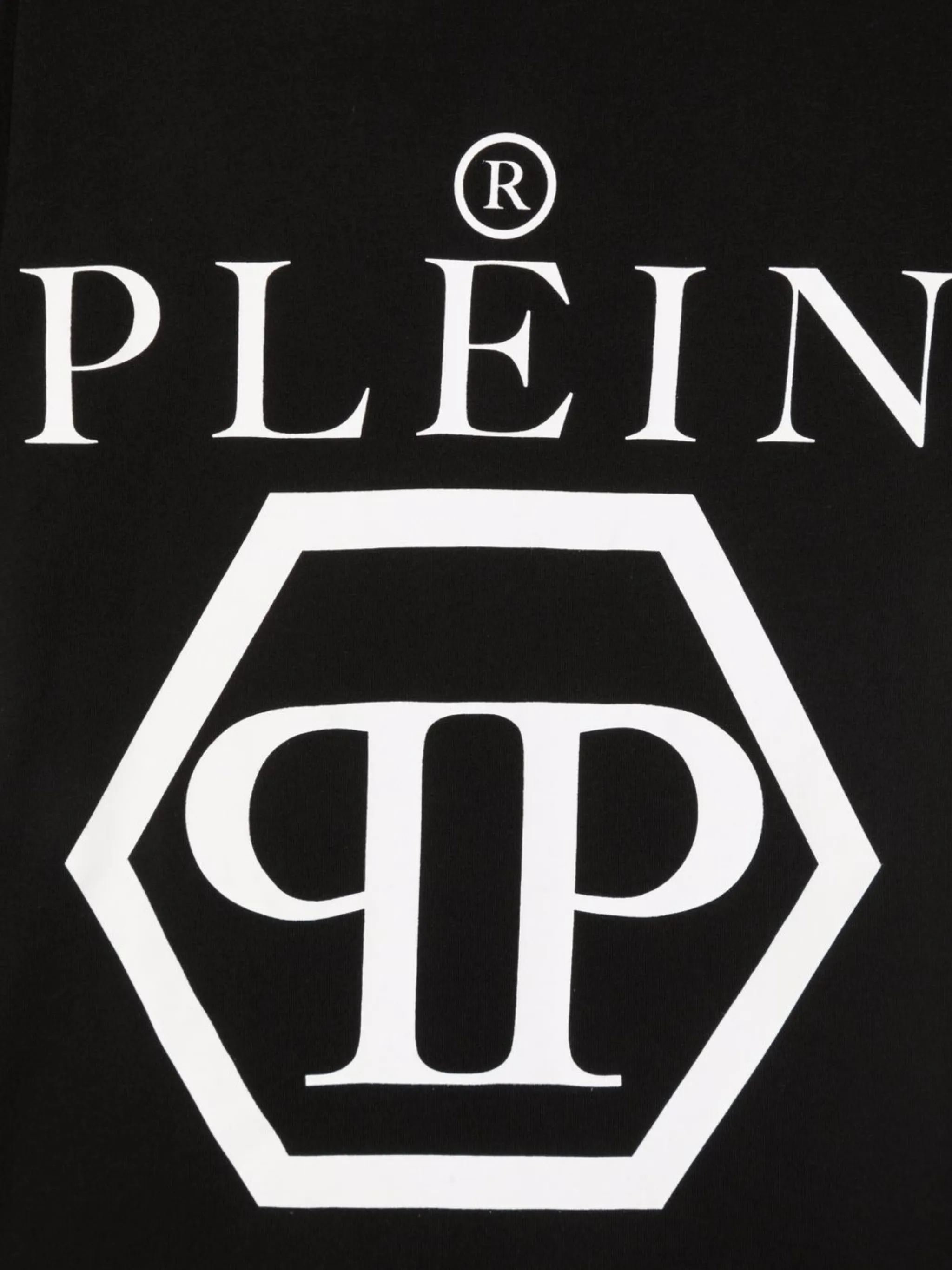 Футболка с логотипом Philipp Plein Junior, черный — фото 3
