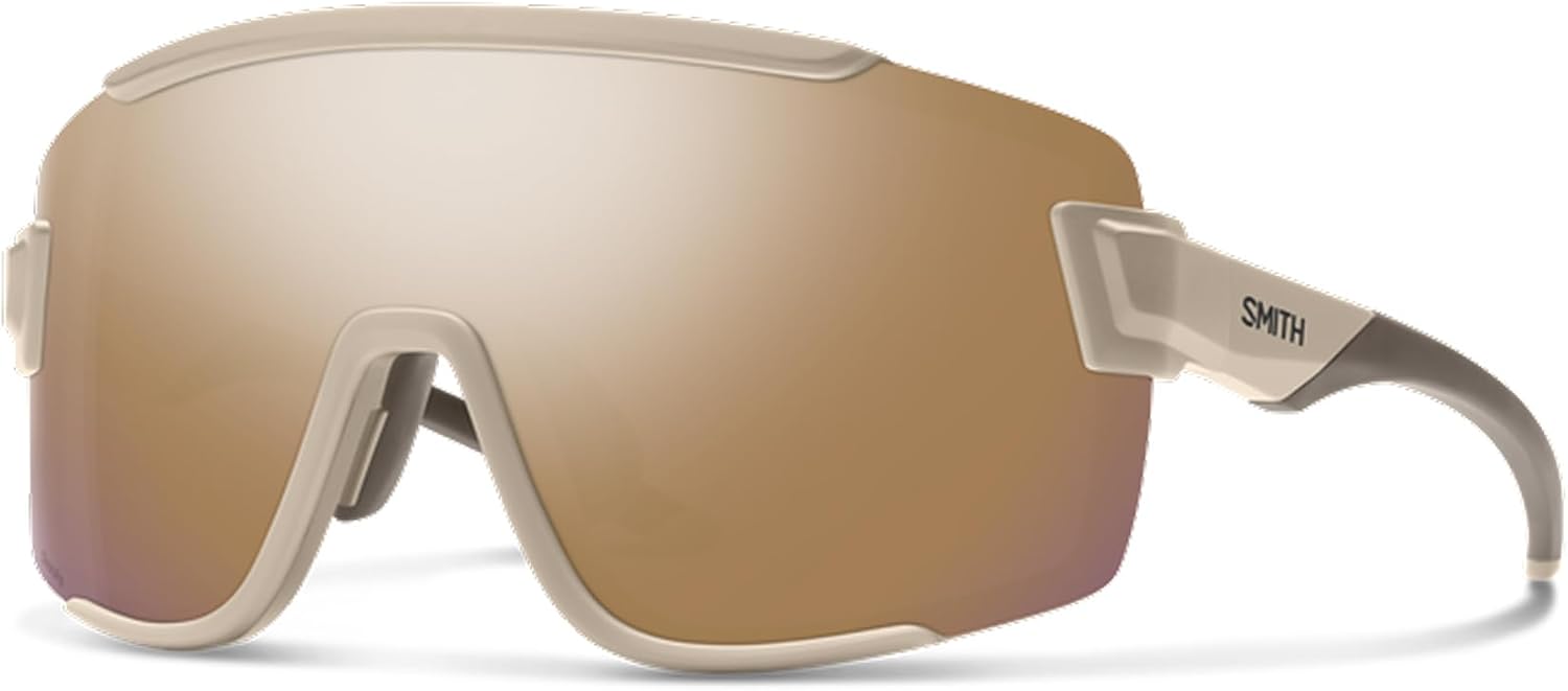 

Солнцезащитные очки SMITH Wildcat с линзами ChromaPop Shield – спортивные очки для велоспорта и других видов активного отдыха – для мужчин и женщин, Matte Summit + Chromapop Rose Gold Mirror