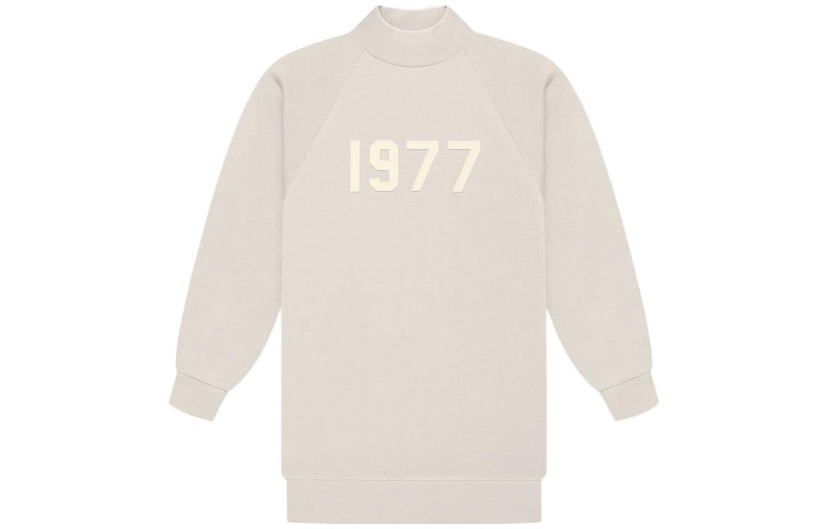 Пуловер (WMNS) Fear of God Essentials SS22 1977 3/4 Sleeve Mockneck Pullover 'Wheat' FOG-SS22-67, коричневый — фото 2