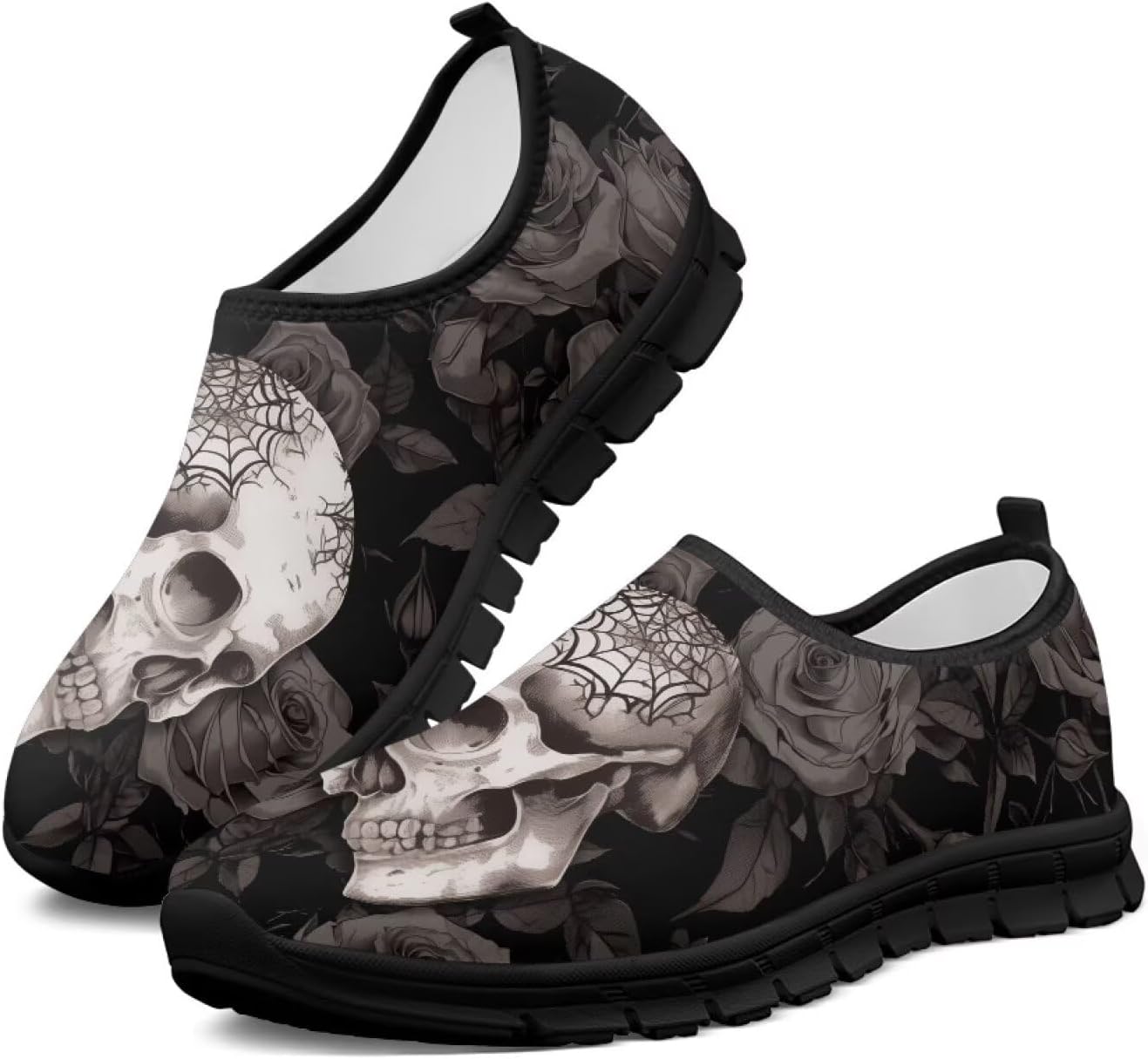 

Мужские поддерживающие кроссовки для бега, модные повседневные спортивные туфли, эластичная амортизированная обувь для прогулок и путешествий, на каждый день и свидания, размер 5-14, черная подошва Ocxbuir