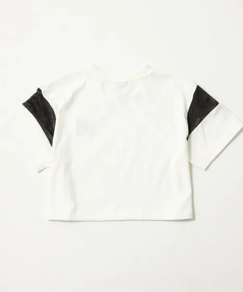 Детская футболка с мини-логотипом FILA Mini Logo T-shirt офф-белая — фото 2