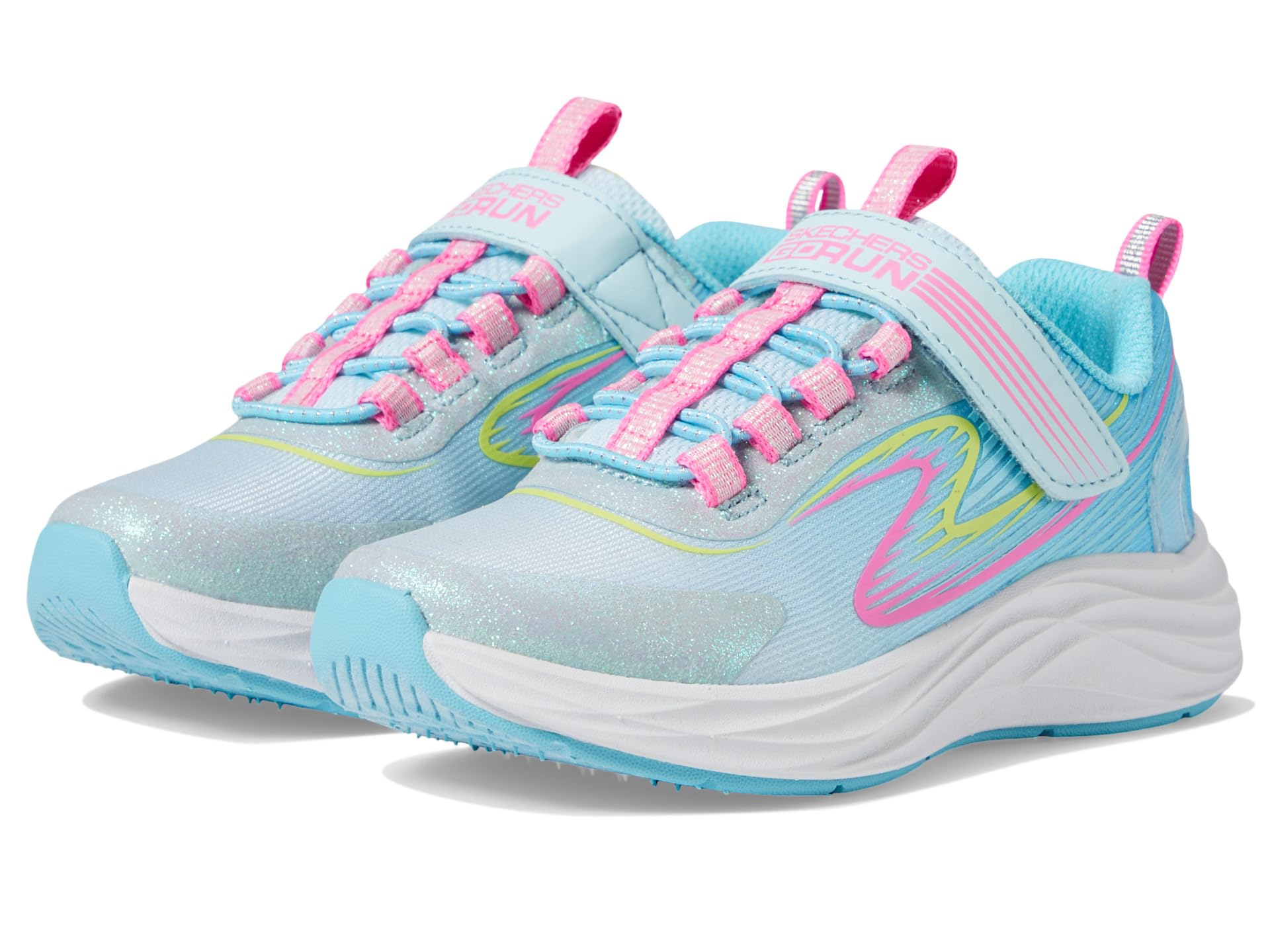 

Кроссовки SKECHERS KIDS Go-Run Accelerate 303920L, цвет Light Blue/Multi