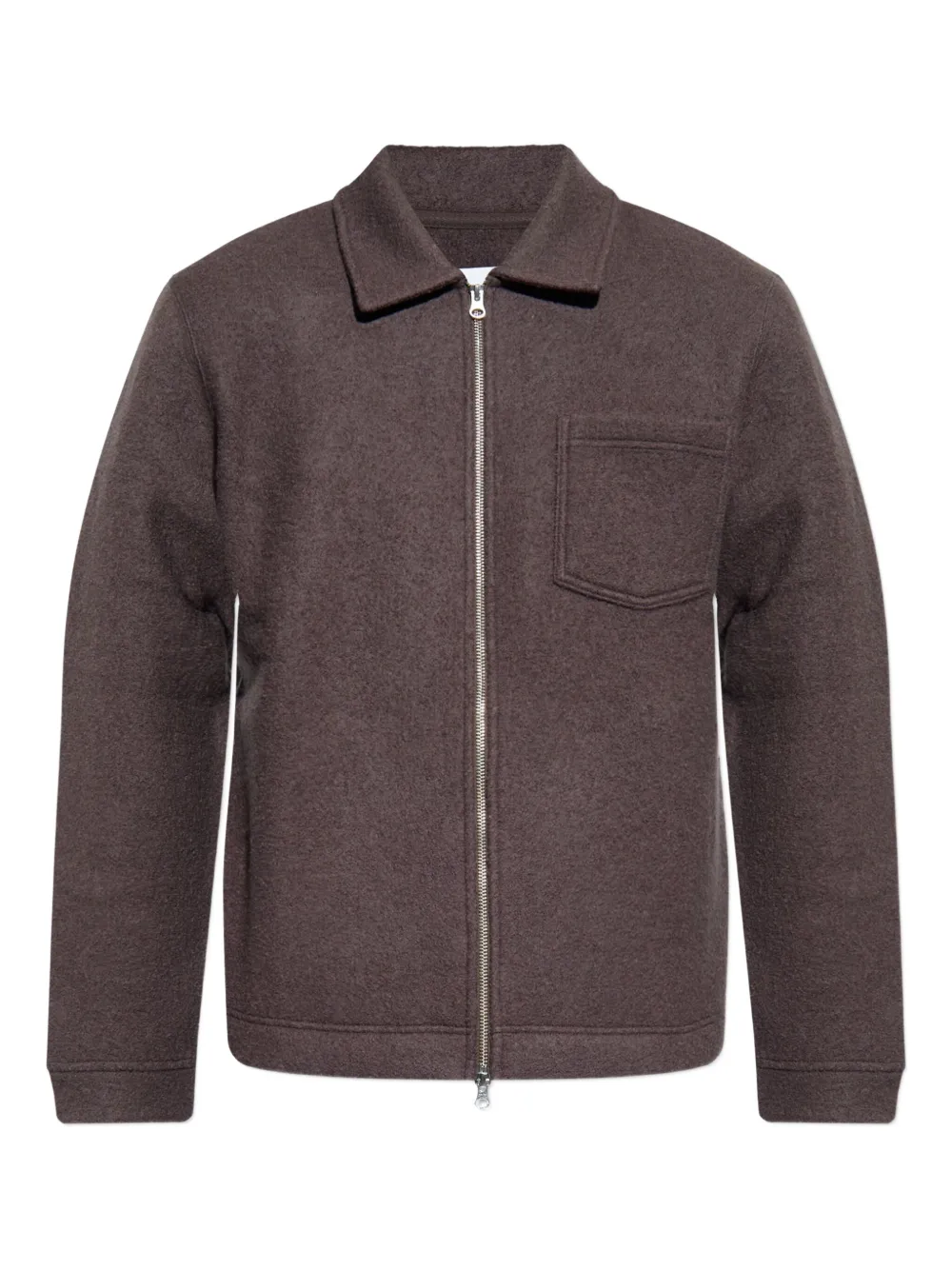 

Куртка с молнией и накладными карманами SAMSOE SAMSOE, коричневый