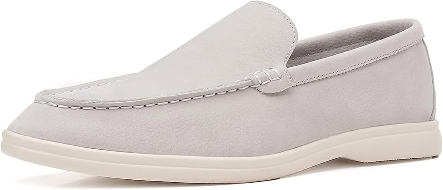 

Замшевые лоферы для мужчин Sehdk, серый