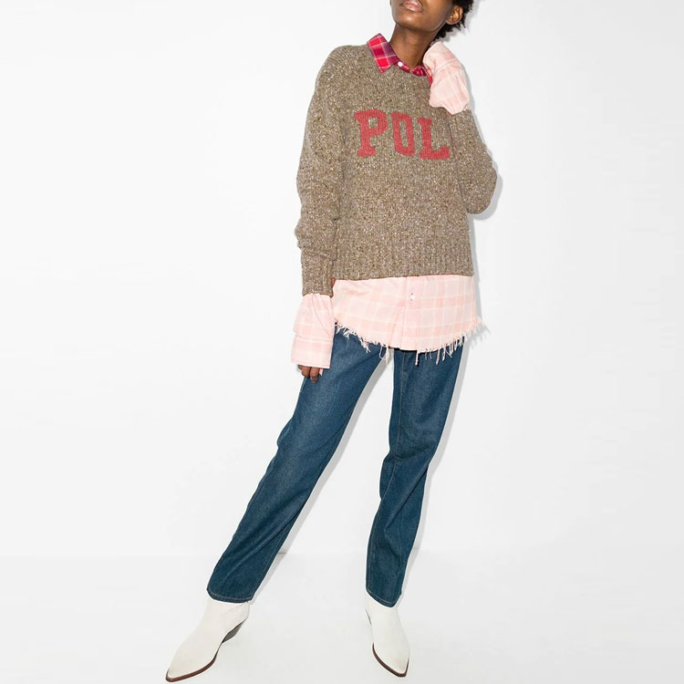 Свитер FW21 Женский Коричневый Polo Ralph Lauren — фото 3