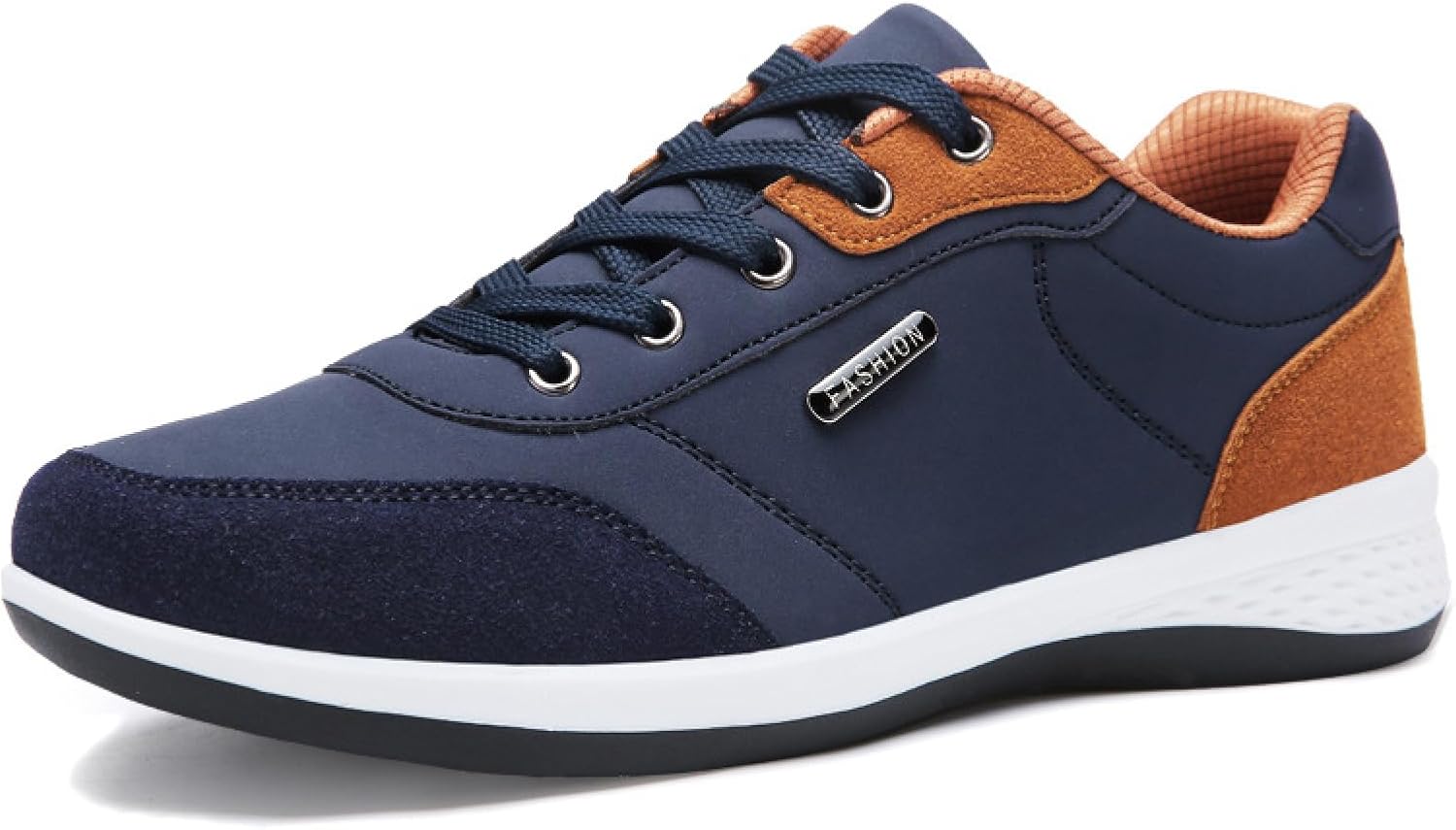 

Мужские повседневные кроссовки с амортизацией, модные, удобные, на шнуровке, с мягкой платформой, для скейтборда, дышащие, с противоскользящей подошвой, для прогулок на улице Bhdjk, синий