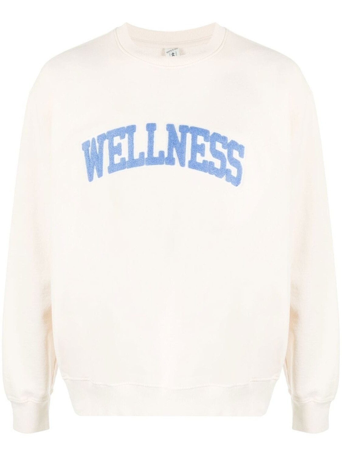 

Sporty & Rich толстовка с аппликацией Wellness, нейтральный цвет
