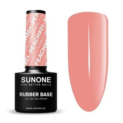 

Резиновая база Rubber Base 01 Персик 5 мл Sunone Assorted