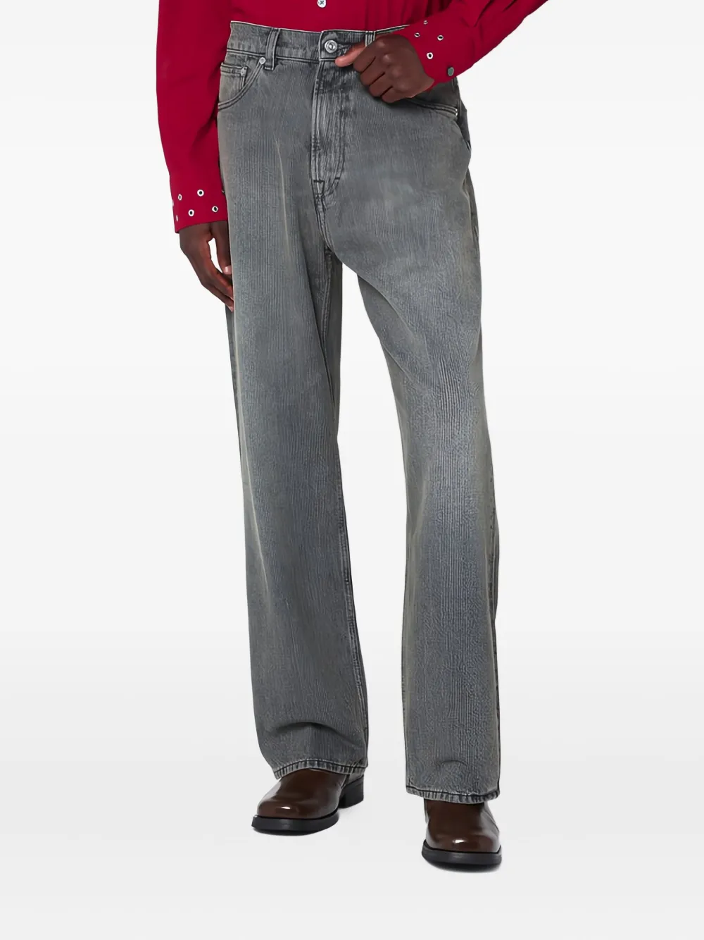 

Джинсы прямого кроя Our Legacy, серый