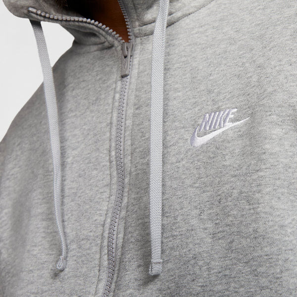 Толстовка Nike Sportswear Club Logo Hoodie 'Grey', серый — фото 3